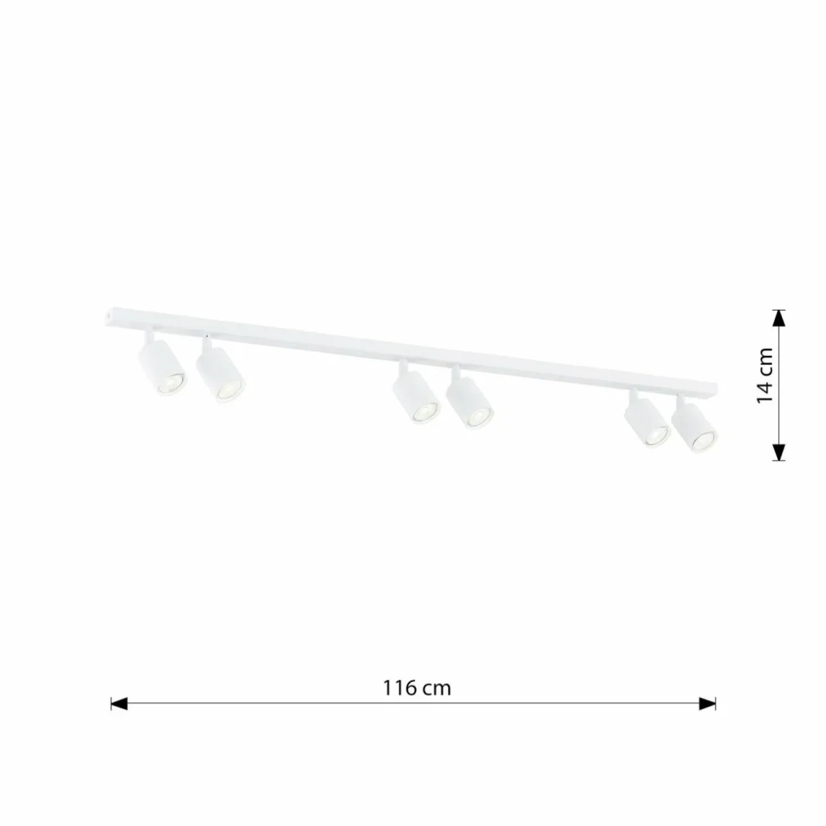 plafonnier_flash_blanc___lampes_mtal_3.webp New EMIBIG LIGHTING Plafonnier Flash, blanc, à 6 lampes, métal