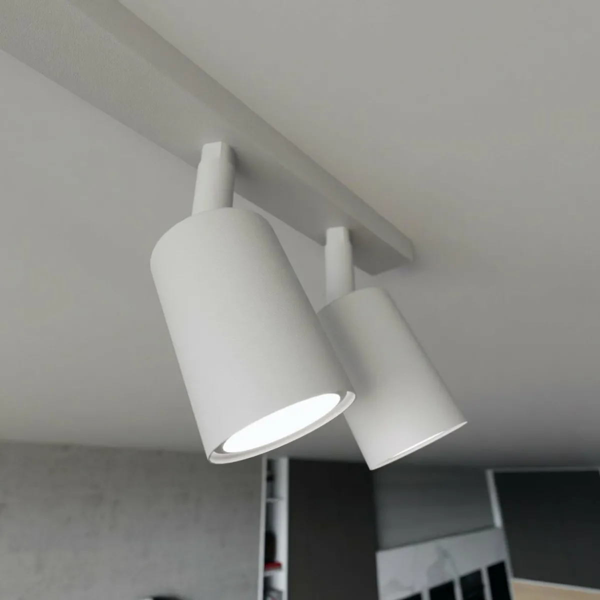 plafonnier_flash_blanc___lampes_mtal_4.webp New EMIBIG LIGHTING Plafonnier Flash, blanc, à 6 lampes, métal