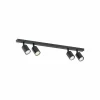 Cheap EMIBIG LIGHTING Plafonnier Flash, noir, 4 lampes, métal