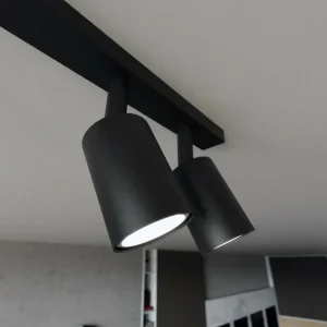 Cheap EMIBIG LIGHTING Plafonnier Flash, noir, 4 lampes, métal
