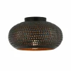 Hot Freelight Plafonnier Fori, Ø 35 cm, brun, métal