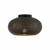 Clearance Freelight Plafonnier Fori, Ø 30 cm, brun, métal