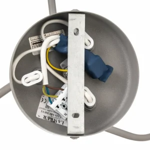 New Lamkur Plafonnier Joiy, étalé, 3 lampes, gris