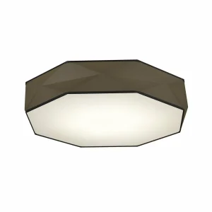 Discount TK Lighting Plafonnier Kantoor New, Ø 88 cm, noir