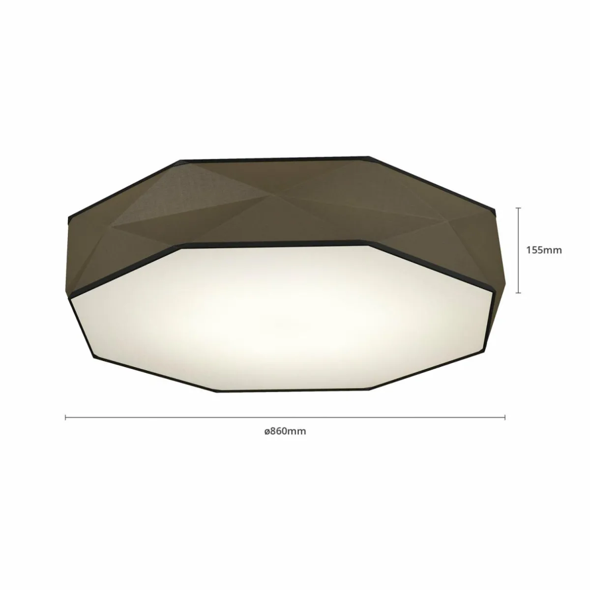 plafonnier_kantoor_new__cm_noir_4.webp Discount TK Lighting Plafonnier Kantoor New, Ø 88 cm, noir