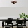 Outlet Opviq Plafonnier Kurt 13355, couleur cuivre, métal, Ø 48 cm