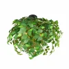 Cheap Reality Leuchten Plafonnier Leavy, noir/vert, Ø 70 cm, E14, à 3 lampes