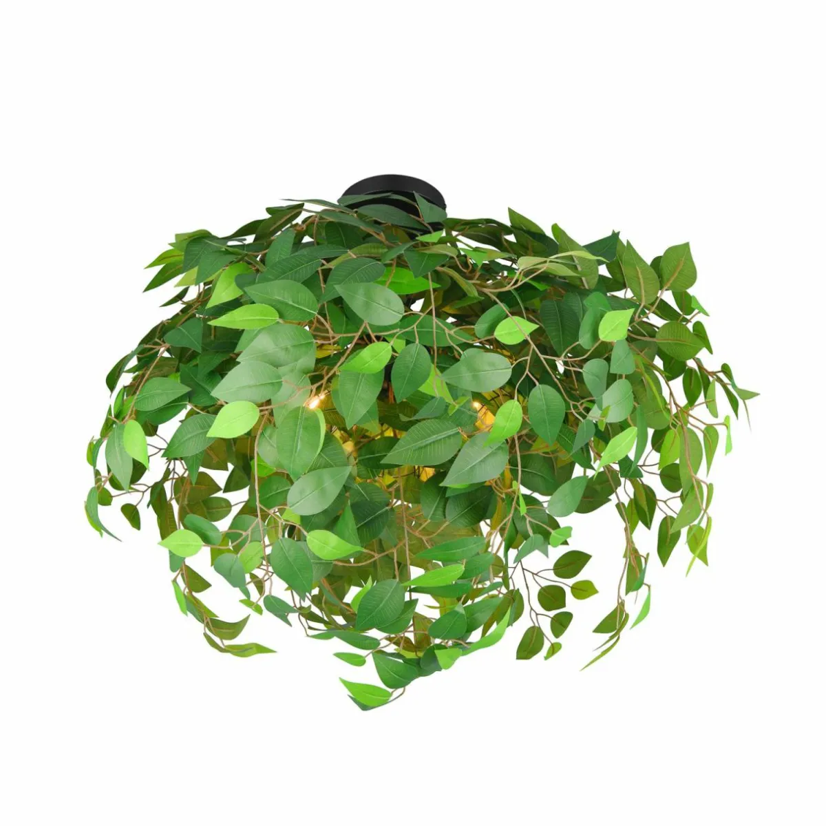 plafonnier_leavy_noirvert___cm_e___lampes_0.webp Cheap Reality Leuchten Plafonnier Leavy, noir/vert, Ø 70 cm, E14, à 3 lampes