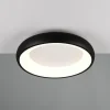 Discount Trio Lighting Plafonnier LED Cardona, Ø 46,5 cm, noir mat, métal CCT