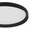 Shop Steinhauer Plafonnier LED Flady, noir, Ø 50 cm, direct/indirect