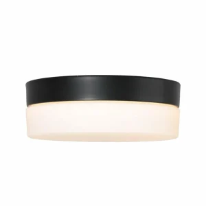 Flash Sale Steinhauer Plafonnier LED Ikaro noir, Ø 24 cm, métal, plastique