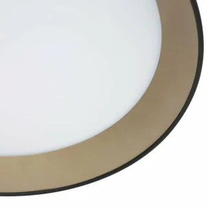 Best Sale Steinhauer Plafonnier LED Mykty, métal, noir, diffuseur mat