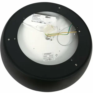 Best Sale Steinhauer Plafonnier LED Mykty, métal, noir, diffuseur mat