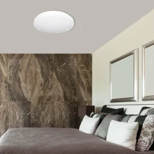 Cheap Müller-Licht Plafonnier LED Reva Star, Ø 50 cm, blanc, plastique