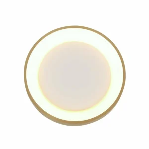 Sale Steinhauer Plafonnier LED Ringlede, doré, hauteur 6 cm, Ø 28 cm