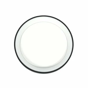Shop Steinhauer Plafonnier LED Ringlede, noir, hauteur 6 cm, Ø 28 cm