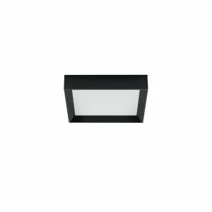 Flash Sale Linea Light Plafonnier LED Tara Q, 30 x 30 cm, noir, 3.000 K, aluminium