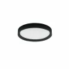 Discount Linea Light Plafonnier LED Tara R, Ø 41,4 cm, noir, aluminium, 3.000 K