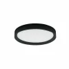 Flash Sale Linea Light Plafonnier LED Tara R, Ø 50,7 cm, noir, aluminium, 3.000 K