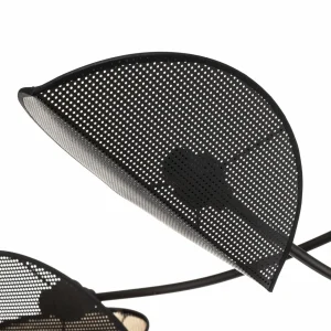 Online EMIBIG LIGHTING Plafonnier Lotus, noir/doré, à 4 lampes