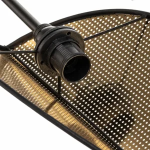 Online EMIBIG LIGHTING Plafonnier Lotus, noir/doré, à 4 lampes