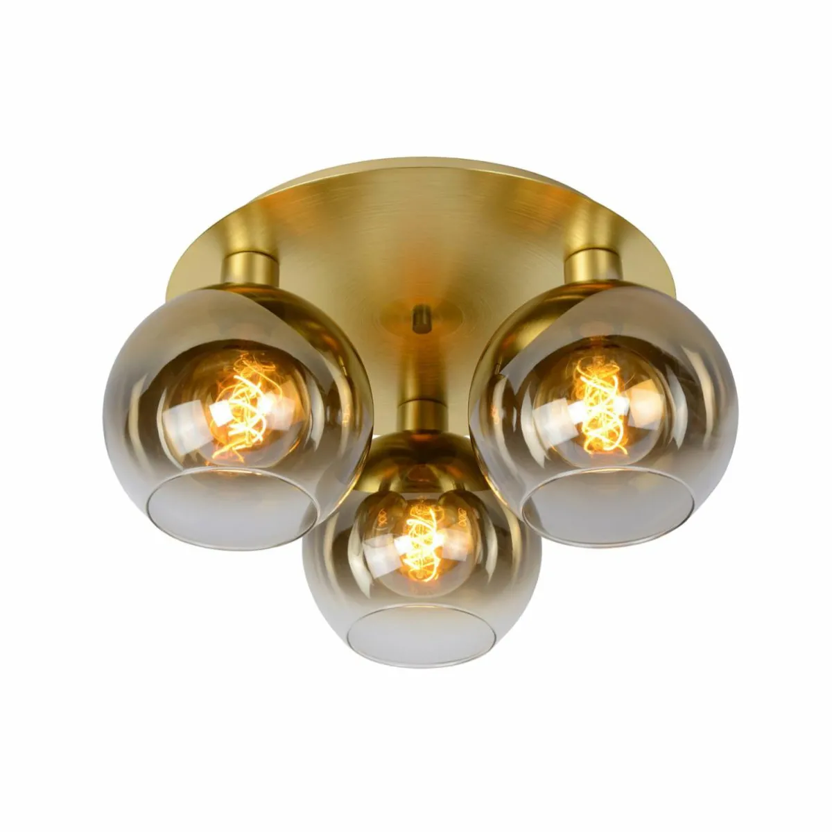 plafonnier_marius_dor___cm_verre___lampes_0.webp Cheap Lucide Plafonnier Marius, doré, Ø 50 cm, verre, à 3 lampes