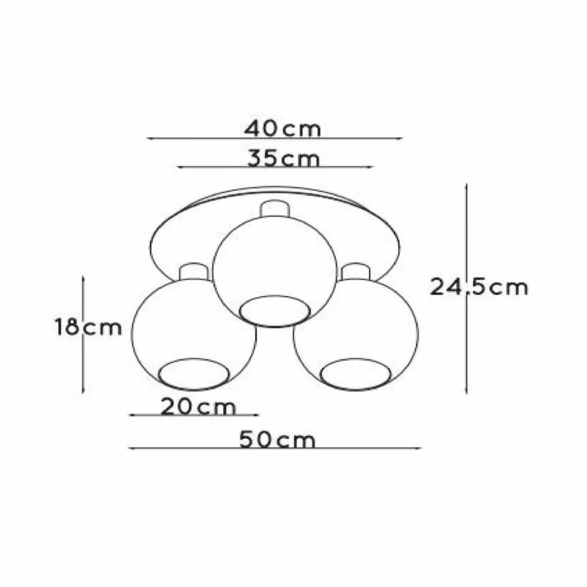 plafonnier_marius_dor___cm_verre___lampes_1.webp Cheap Lucide Plafonnier Marius, doré, Ø 50 cm, verre, à 3 lampes