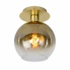 Best Lucide Plafonnier Marius, doré, à 1 lampe, verre