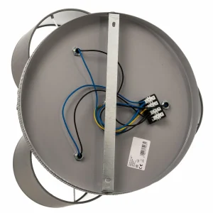 Flash Sale Eko-Light Plafonnier Mis, gris avec ours en bois, à 3 lampes