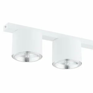 New EMIBIG LIGHTING Plafonnier Nano, blanc, à 5 lampes, métal