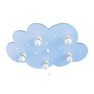 Cheap Waldi-Leuchten GmbH Plafonnier Nuage, à 5 lampes, bleu clair