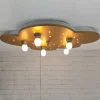 Discount Niermann Standby Plafonnier Nuage, or, 5 lampes, 20 points LED