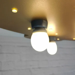 Discount Niermann Standby Plafonnier Nuage, or, 5 lampes, 20 points LED