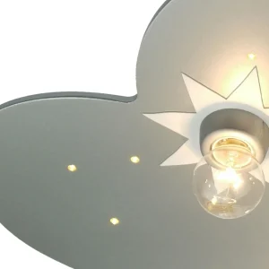 Cheap Niermann Standby Plafonnier Nuage, titane, 5 lampes, 20 points LED