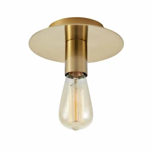 Online Markslöjd Plafonnier Piatto lampe à douille E27 laiton
