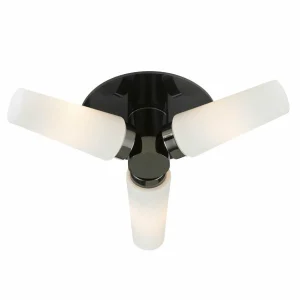 Clearance Markslöjd Plafonnier pour salle de bain Brastad, noir