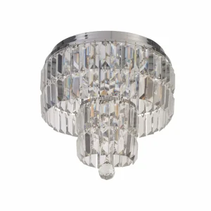 Shop Searchlight Plafonnier pour salle de bain Orion IP44, Ø 34cm