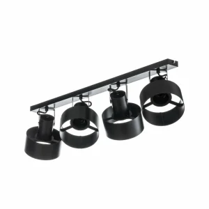 Shop SIGMA Plafonnier Rif 4 à 4 lampes, noir