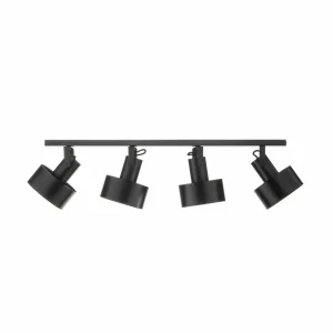 Shop SIGMA Plafonnier Rif 4 à 4 lampes, noir