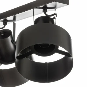Shop SIGMA Plafonnier Rif 4 à 4 lampes, noir