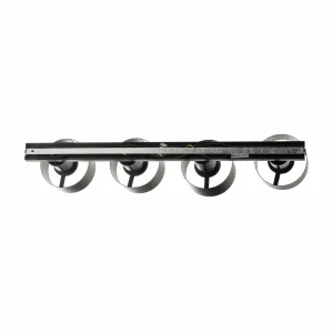 Shop SIGMA Plafonnier Rif 4 à 4 lampes, noir