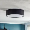 Online TK Lighting Plafonnier Rondo, gris foncé Ø 45 cm