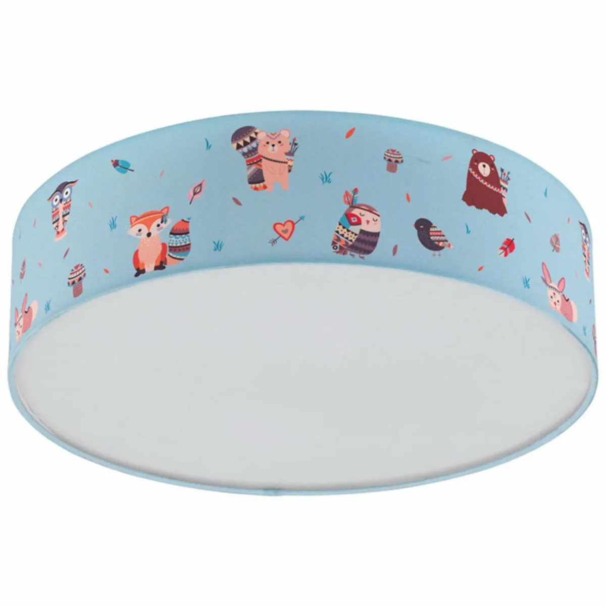 plafonnier_ruffo_en_tissu_motif_animal_de_la_fort_0.webp Best Sale EGLO Plafonnier Ruffo en tissu motif animal de la forêt