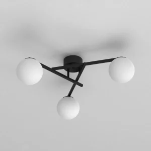 Best Sale Luminex Plafonnier Rune avec abat-jour en verre, à 3 lampes