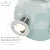 Discount Elobra Plafonnier Scandi Forêt, vert menthe, Ø 29 cm, 3 lampes, E14