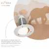 Cheap Elobra Plafonnier Scandi Savanne, orange, Ø 29 cm, à 3 lampes