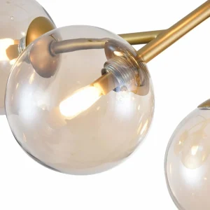 New Maytoni Plafonnier sphère verre Dallas - 12 lampes, doré