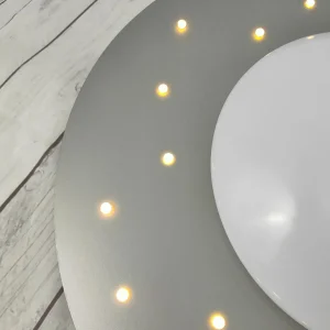 Cheap Niermann Standby Plafonnier Starlight avec ciel étoilé, argent