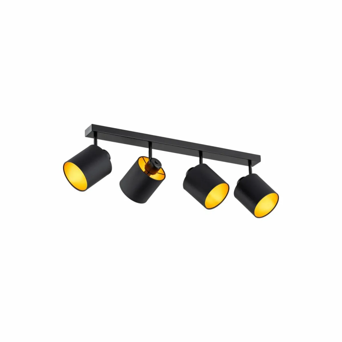 plafonnier_suerte_noir__or__lampes_textile_acier_0-1.webp Best Argon Plafonnier Suerte, noir / or, 4 lampes, textile, acier