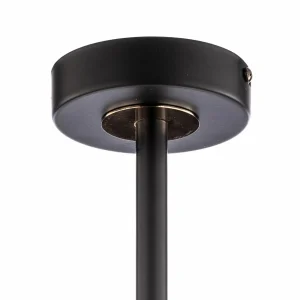 Best Alfa Plafonnier Tanos à 6 lampes, noir/doré